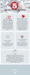 5 favoriter för december: Infograph