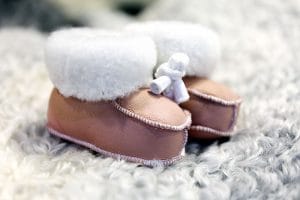 Mjuka babytofflor