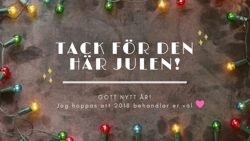 Tack för i år och gott nytt år!