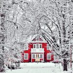 danijelivic.tumblr-winter-wonderland-with-red-and-white-house